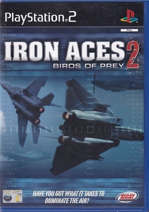 Iron Aces 2 Birds of Prey - PS2 -  (B Grade) (Genbrug)